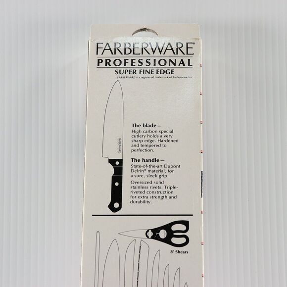 Farberware Professional 8" Slicer Knife Super Fine Edge Stainless Steel Slicing - Picture 5 of 6
